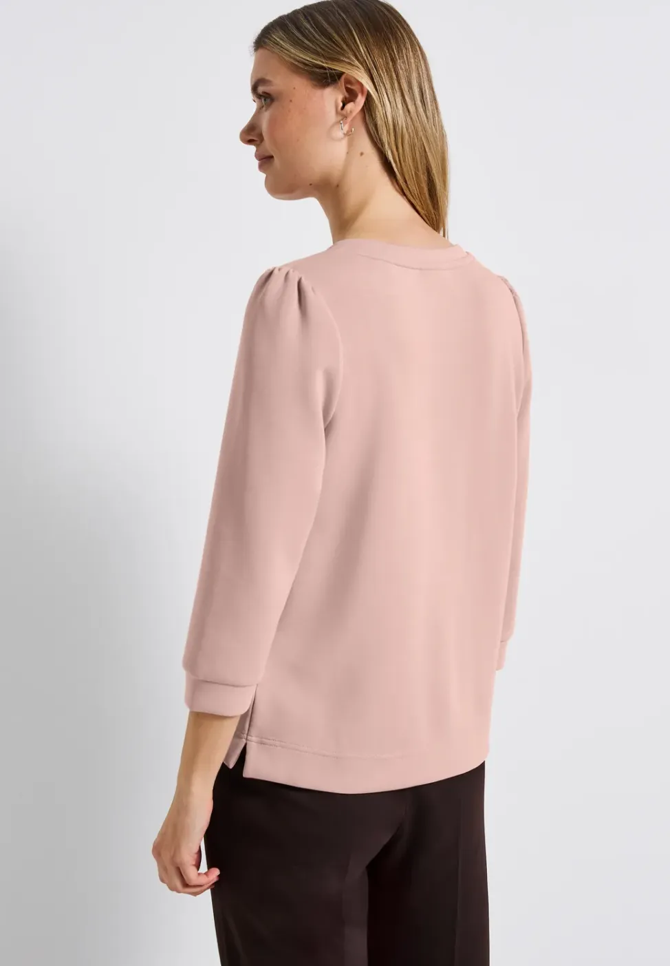 Silk-Look Shirt met rimpels