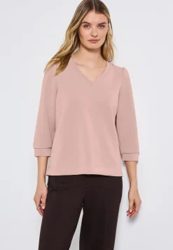 Silk-Look Shirt met rimpels