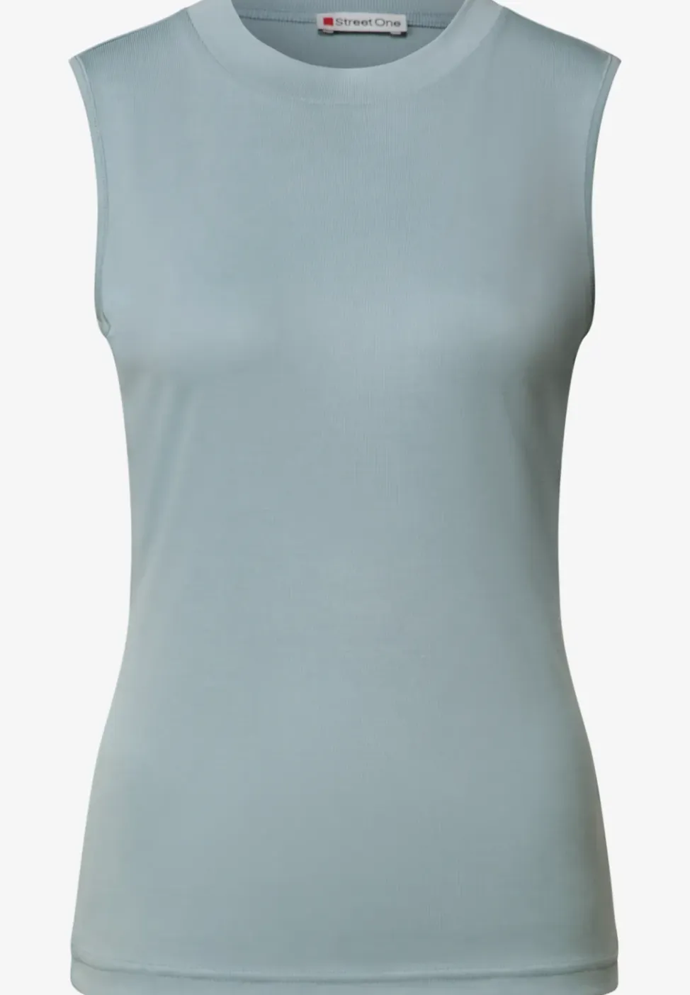 Silk-Look geribbelde top