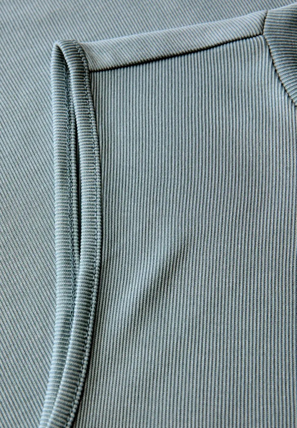 Silk-Look geribbelde top