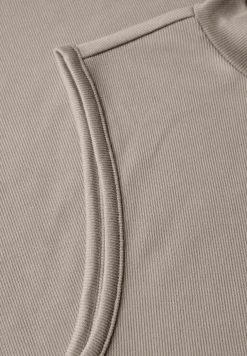 Silk-Look geribbelde top