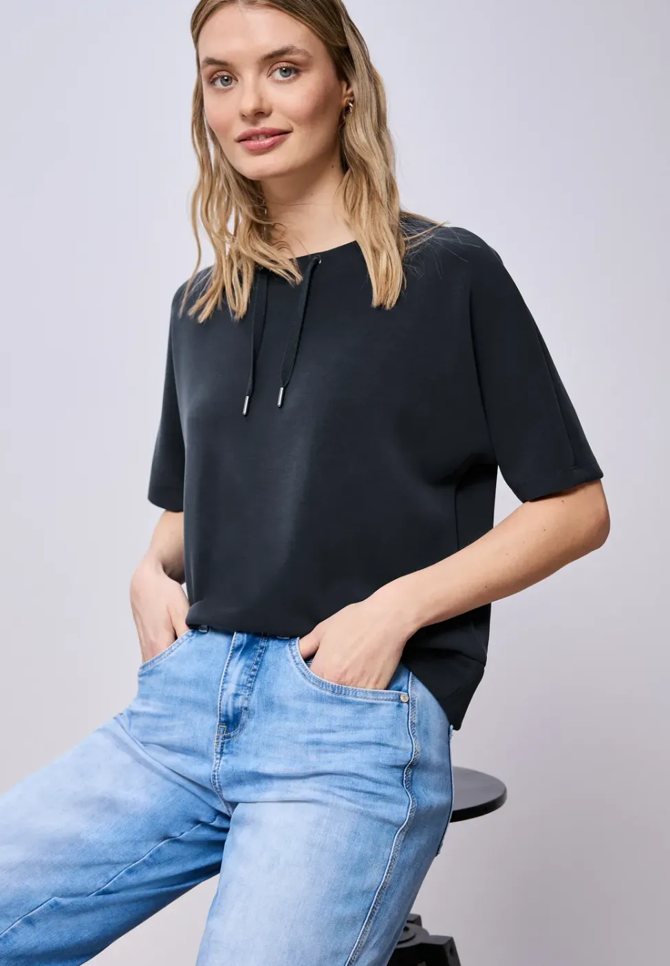 Silk-Look shirt