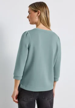 Silk-Look Shirt met rimpels