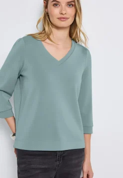 Silk-Look Shirt met rimpels