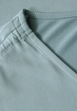 Silk-Look Shirt met rimpels
