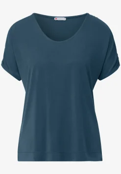 Silk-Look Shirt met rimpels