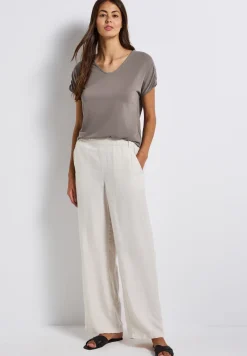 Silk-Look Shirt met rimpels