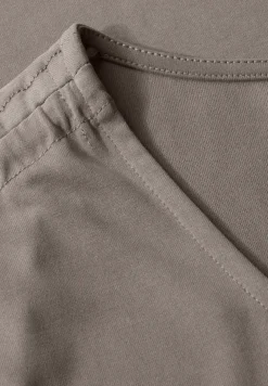 Silk-Look Shirt met rimpels