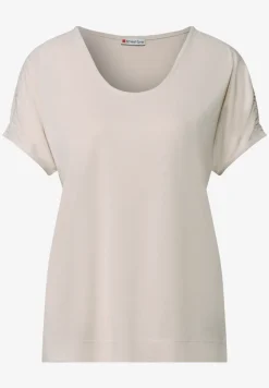 Silk-Look Shirt met rimpels