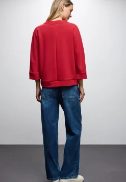 Silk-Look Shirt met ritssluiting