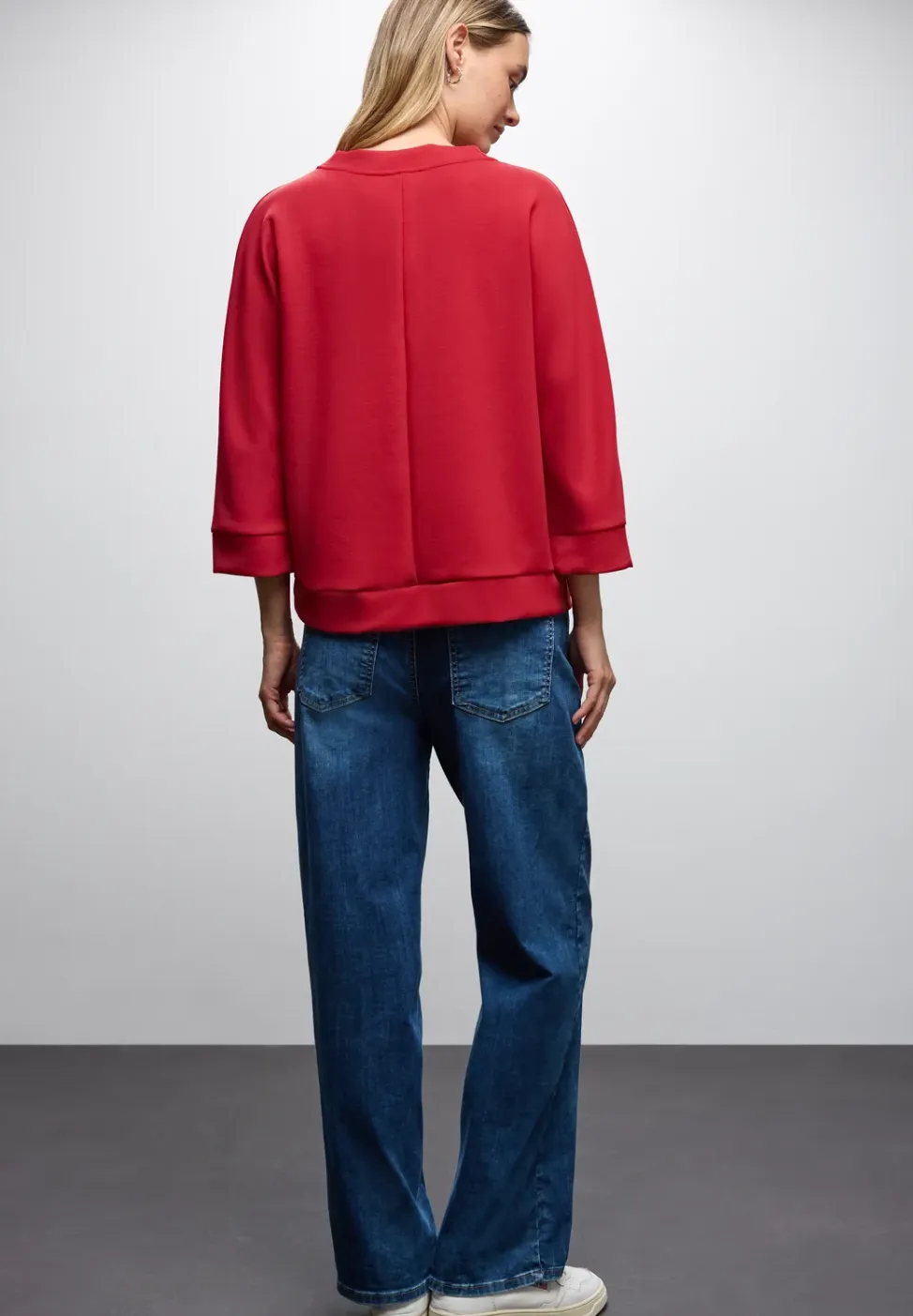 Silk-Look Shirt met ritssluiting