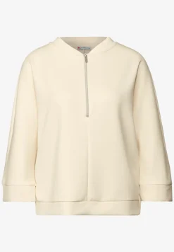 Silk-Look Shirt met ritssluiting