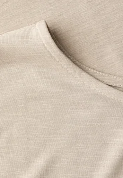 Silk-Look Shirt met tekst