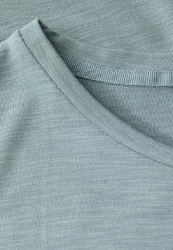 Silk-Look Shirt met tekst