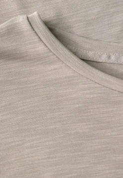Silk-Look Shirt met tekst