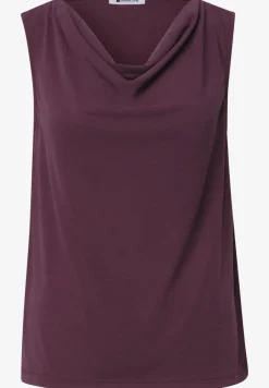 Silk-Look top met watervalhalslijn