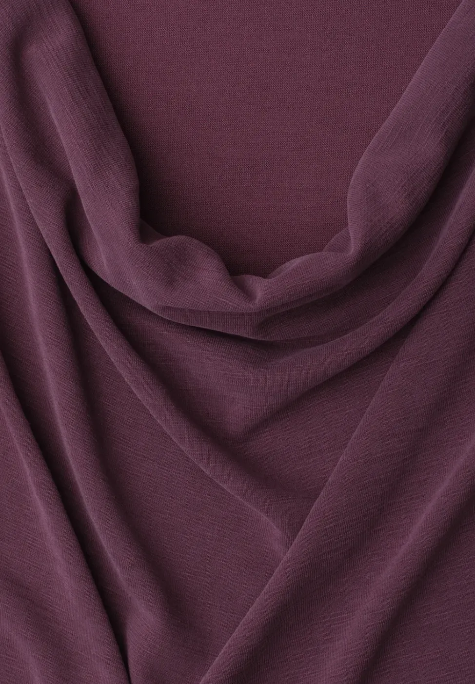 Silk-Look top met watervalhalslijn