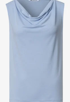 Silk-Look top met watervalhalslijn