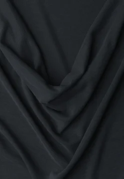 Silk-Look top met watervalhalslijn