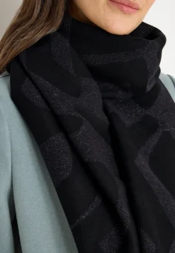 Sjaal met glitterdetails