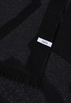 Sjaal met glitterdetails