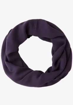 Sjaal met lus in effen kleur