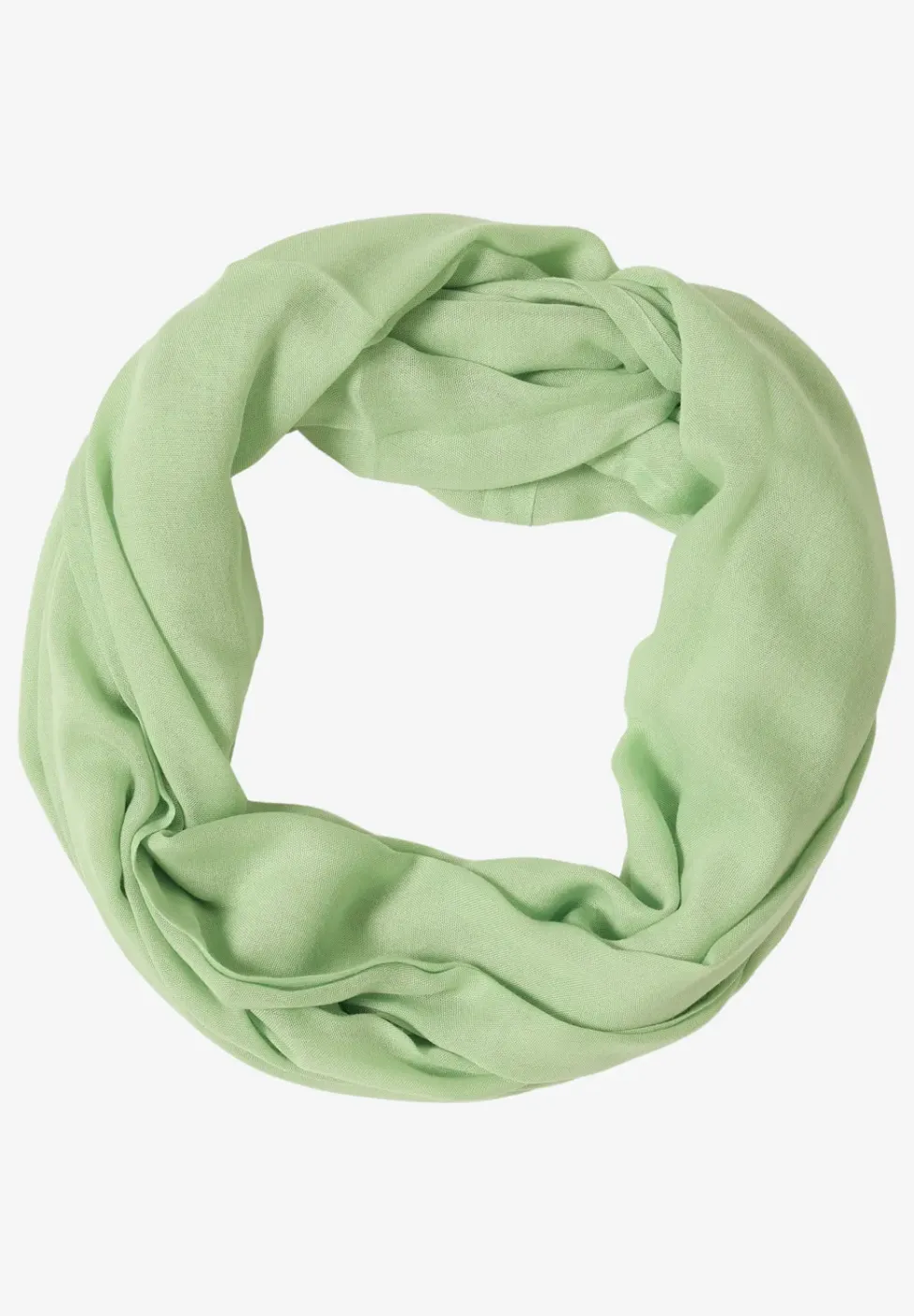 Sjaal met lus in effen kleur