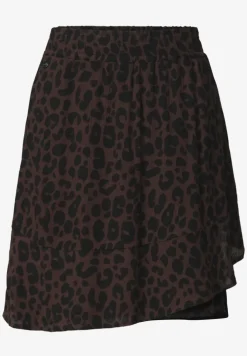 Skort met volants en print