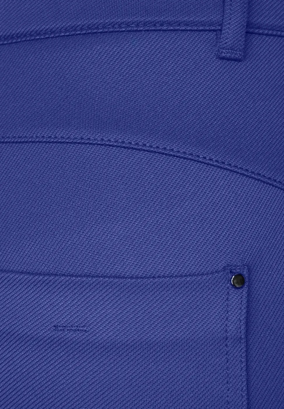 Slim fit broek van keperstof