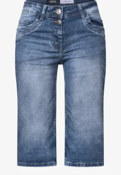 Slim Fit denim shorts