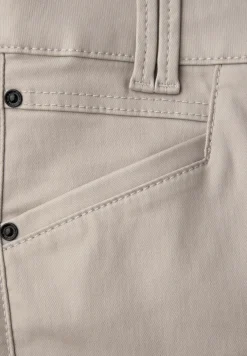 Slim Fit gecoate broek