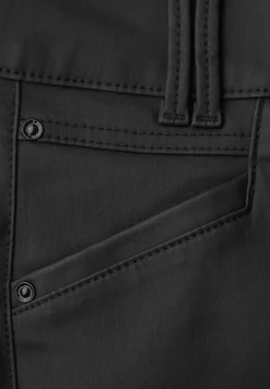 Slim Fit gecoate broek