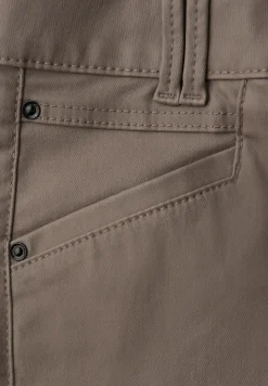 Slim Fit gecoate broek