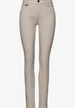 Slim Fit gecoate broek