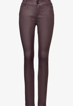 Slim Fit gecoate broek
