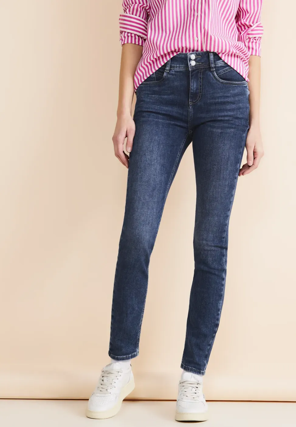 Slim fit indigo jeans