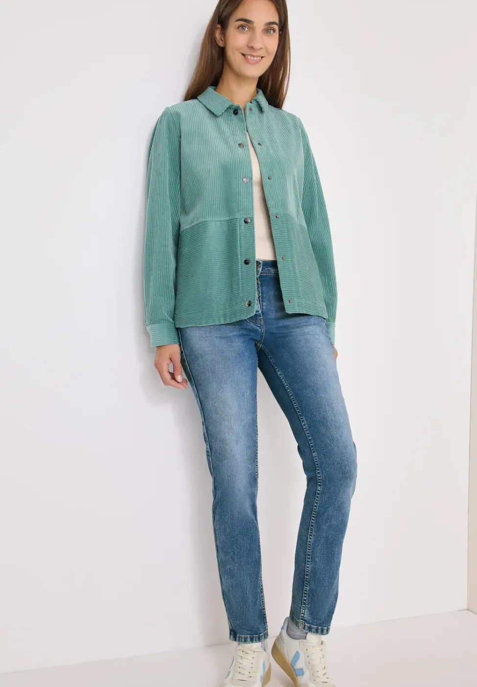 Slim fit jeans met detail