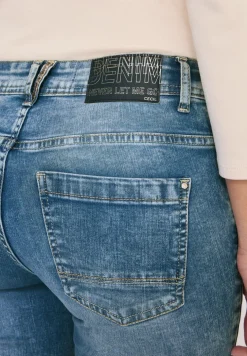 Slim fit jeans met detail