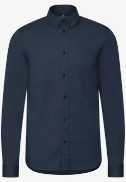 Slim fit overhemd in popeline