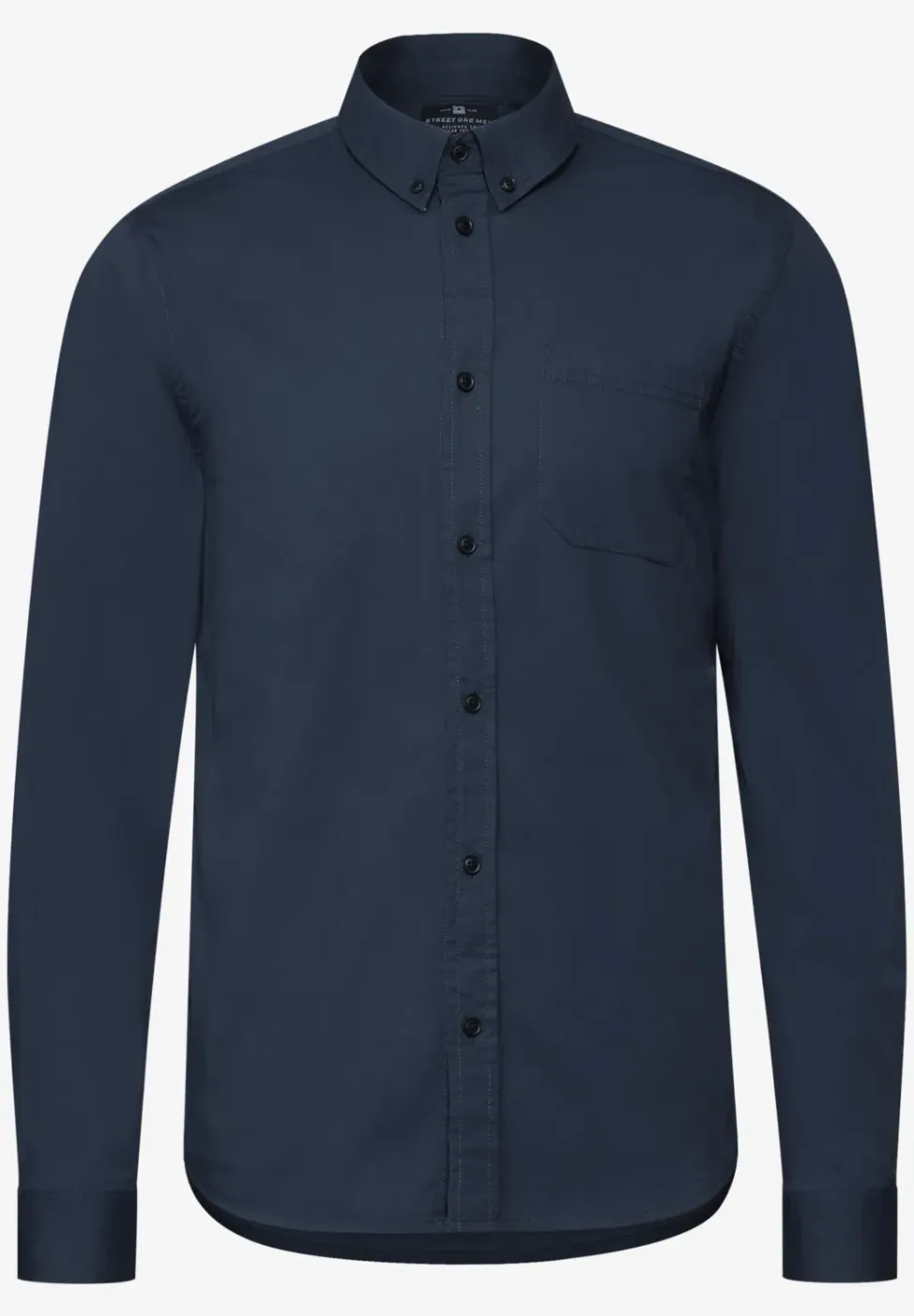 Slim fit overhemd in popeline