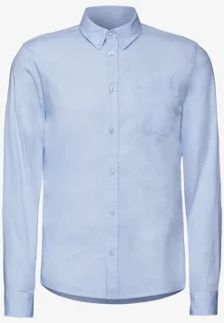 Slim fit overhemd in popeline
