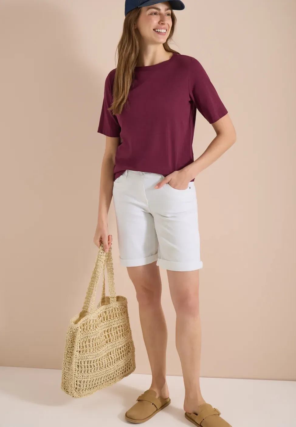 Slim Legs denim shorts in een casual fit