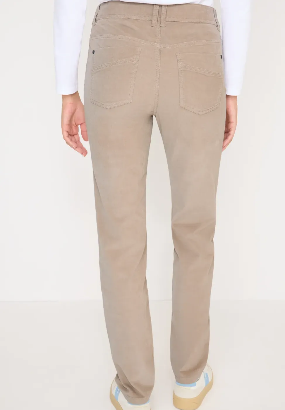 Slim Fit corduroy broek