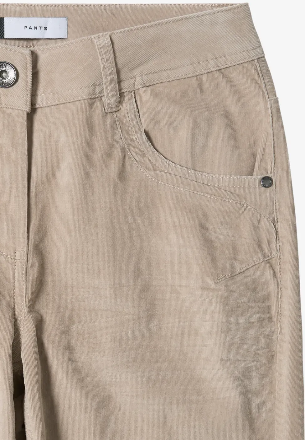 Slim Fit corduroy broek