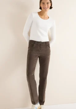 Slim Fit corduroy broek