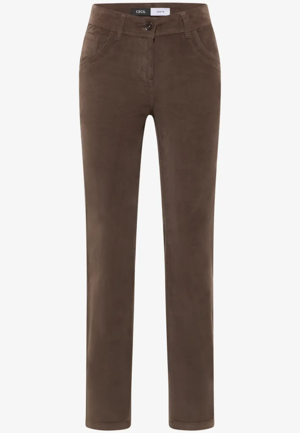 Slim Fit corduroy broek