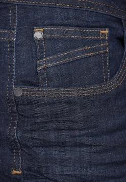 Slim-fit rinsed jeans