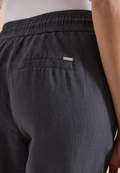 Slim Legs broek in causale pasvorm van linnen