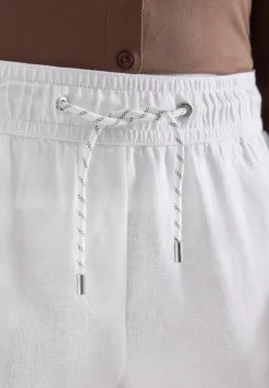 Slim Legs broek in causale pasvorm van linnen