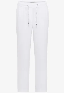 Slim Legs broek in causale pasvorm van linnen